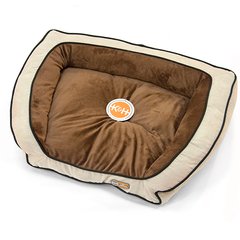 K&H Bolster Couch лежак для собак (кавовий/жовто-коричневий ( S))