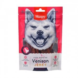 Wanpy Venison Jerky - Ванпи ломтики филе из оленины для собак 100 г