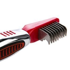 CHI For Dog Long Hair Dematting Rake Tool Колтунорез боковой для подшерстка, 9 зубчиков