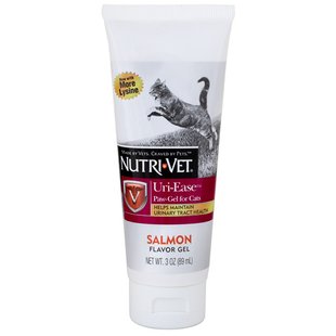 Nutri-Vet Uri-Ease - Нутри-вет Витаминный гель для подкисления мочи котов, 89 г