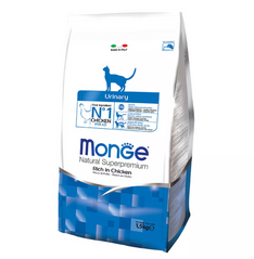 Monge Superpremium Cat Urinary - Сухий корм для профілактики сечокам'яної хвороби котів з куркою 400 г