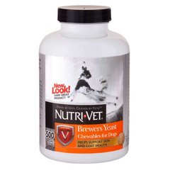 Nutri-Vet BREWERS YEAST - пивные дрожжи с чесноком для собак