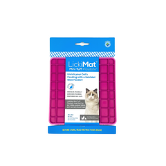 LickiMat Mini Tuff Playdate Каучуковий килимок для ласощів для котів рожевий