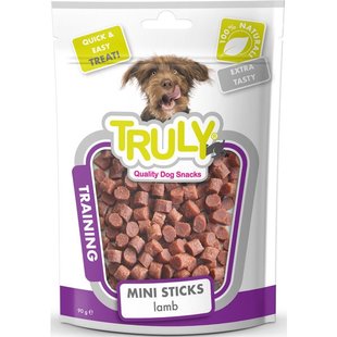 Truly Training Mini Sticks Lamb - Трули лакомства для собак мелких пород с ягненкам, 90 г