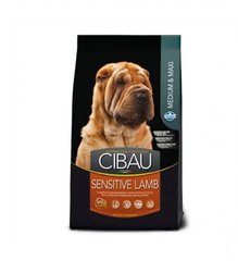 Farmina Cibau Sensitive Adult - Сухой корм для средних и больших собак с чувствительным пищеварением с ягненком 2,5 кг