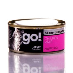 GO! Grain Free chicken pate - Консерви з куркою для дорослих котів, 100 г