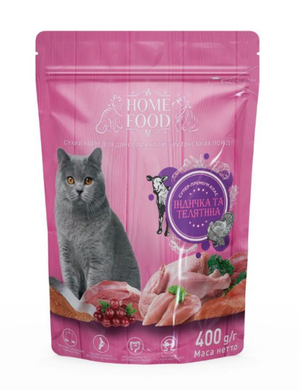 Home Food - Сухий корм з індичкою та яловичиною для котів британської породи