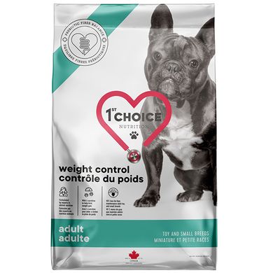 1st Choice Adult Weight Control Toy and Small - Сухий корм для собак міні та малих порід з надмірною вагою з куркою, 2 кг