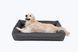 Лежак для собак Harley & Cho Sofa Graphite графітового кольору з підсиленою поверхнею та бортами, розмір L фото 4