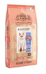 Home Food - Сухой корм с ягненком, лососем и печеным яблоком для кошек с чувствительным пищеварением, 0,4 кг