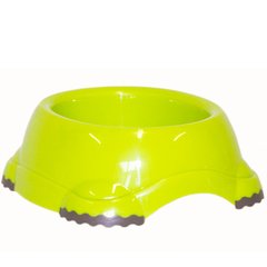 Moderna СМАРТІ миска пластикова для собак №3, 1245 мл, d-19 см (Яскраво-зелений ( 1.25 ))