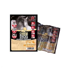 Alpha Spirit DOG Cheese & Yogurt Sticks - полувлажные лакомства для собак с сыром и йогуртом, 10 г
