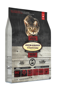 Oven-Baked Tradition Red Meat - Овен-Бейкед сбалансированный беззерновой сухой корм для кошек с красным мясом 1,13 кг