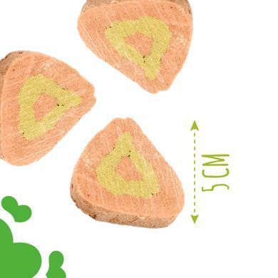 Ласощі для собак від 3-х місяців Mavsy freeze dried RABBIT PARFAIT ON A SPINACH PILLOW WITH CREAM парфе з кролика на шпинатній подушці з вершковим соусом, 50 г