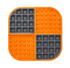 LickiMat Slomo Комбінований килимок для ласощів помаранчевий фото 2