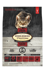 Oven-Baked Tradition - Полностью сбалансированный беззерновой сухой корм для кошек из красного мяса, 1,13 кг