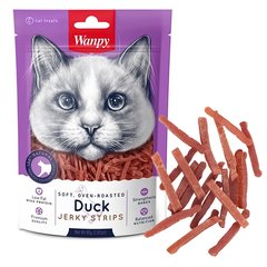 Wanpy Soft Duck Jerky Strips - Ванпи филе утки вяленые полоски лакомства для кошек 80 г