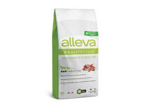 Alleva Equilibrium Sensitive Adult Lamb & Ocean Fish Medium/Maxi - Сухий корм для дорослих собак середніх і великих порід із чутливим травленням з ягням та океанічною рибою 12 кг