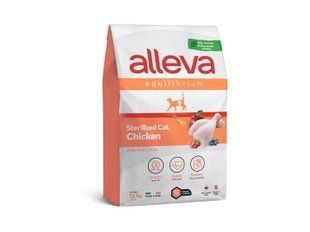 Alleva Equilibrium Chicken Sterilized Cat - Сухий корм для дорослих стерилізованих котів з куркою 1,5 кг