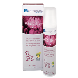 Dermoscent ATOP 7® Spray+, раздраженная, сухая кожа, аллергия, 75 мл