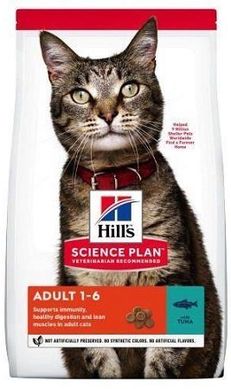 Hill's SP Adult Tuna - Сухой корм для взрослых кошек, с тунцом, 300 г