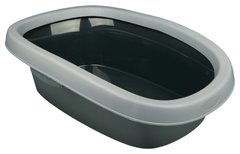 Trixie TX-40121 туалет для кота "Carlo 2" 38х17х58 см, світло-сірий / сірий