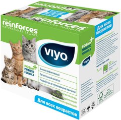 VIYO Reinforces - Пробиотический напиток для кошек на всех стадиях жизни, 30 мл
