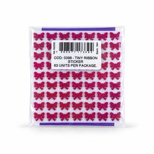 Hydra Adesivo Tiny Ribbon - наліпки для шерсті у формі бантиків, 20 шт