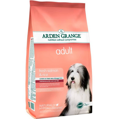 Arden Grange Adult Dog Salmon and Rice - Арден Гранж сухой корм для взрослых собак с лососем и рисом 2 кг