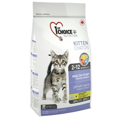 1st Choice Kitten Healthy Start - Сухий корм для кошенят з куркою, 350 г