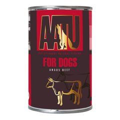 Aatu Wet for Dogs Angus Beef - Консерви "З яловичиною Ангус" для дорослих собак 400 г