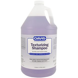 Davis Texturizing Shampoo - Дэвис Шампунь текстурирующий для жесткой и объемной шерсти у собак и кошек, концентрат, 3,8 л