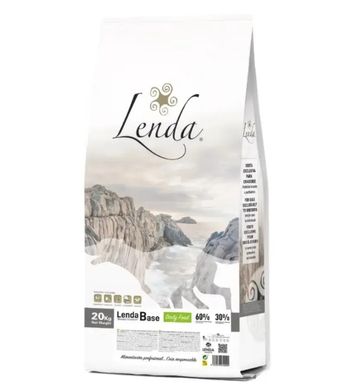 Lenda Base Daily Food - Сухий комплексний корм для молодих і дорослих собак всіх порід, 20 кг