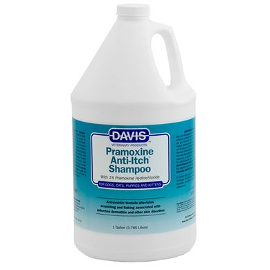 Davis Pramoxine Anti-Itch Shampoo ДЕВІС ПРАМОКСИН шампунь від свербежу з 1% піридоксину гідрохлоридом для собак та котів (3,8)
