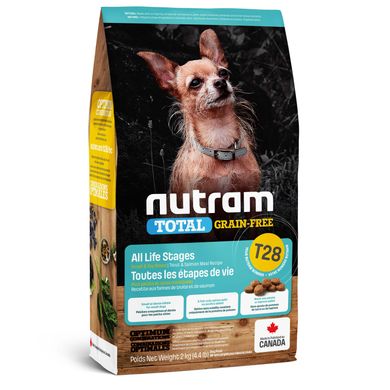 NUTRAM T28 Total Grain-Free Salmon & Trout Small Breed Dog Food - С лососем и форелью для собак мелких пород