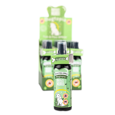 Max & Molly Tick & Flea Repeller Bugtopia Spray POS Set - Засіб від бліх та кліщів для собак, 12 шт (набір)