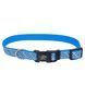 Coastal Lazer Brite Reflective Collar - Светоотражающий ошейник для собак Голубая волна, 1,6 см * 30-46 см