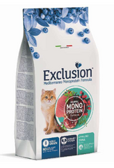 Exclusion Cat Sterilized Tuna - Монопротеиновый сухой корм с тунцом для взрослых стерилизованных котов всех пород 300 г