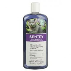 Sentry PurrScriptions Coconut Berry Shampoo СЕНТРІ ПУРРСКРИПШНС КОКОС шампунь від бліх і кліщів для котів, 0,35 л