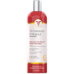 Veterinary Formula Advanced Oatmeal & Tea Tree Oil Shampoo ВЕТЕРИНАРНА ФОРМУЛА ЗВОЛОЖУВАЛЬНИЙ шампунь для собак, антибактеріальний, протизапальний (0,473)