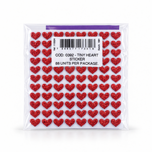 Hydra Adesivo Tiny Heart - наліпки для шерсті у формі сердечок, 20 шт