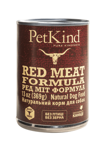 Pet Kind Red Meat Formula - Консерва для собак с говядиной, рубцом, ягненком, 370г