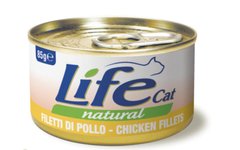 LifeCat консерва для котов с курицей, 85 г