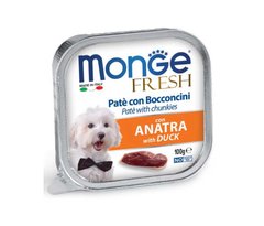 Monge Dog FRESH - Консерва для собак с уткой 100 г