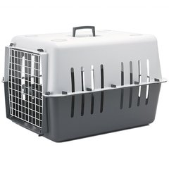 Savic ПЭТ КЭРРИЕР4 (Pet Carrier4) переноска для собак, пластик (Темно-сірий ( 66х47х43 см))