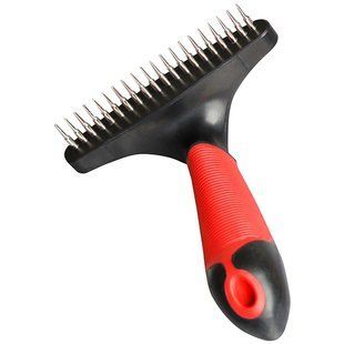 Flamingo Undercoat Rake Single Row Short ФЛАМІНГО ГРАБЛІ ОДНОРЯДНІ гребінець для собак, короткі зубці (L)
