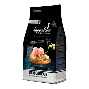 happyOne Mediterraneum Adult Cat & Kitten Fresh Meat - Сухой корм для котят, беременных и кормящих кошек со свежим мясом птицы 2 кг