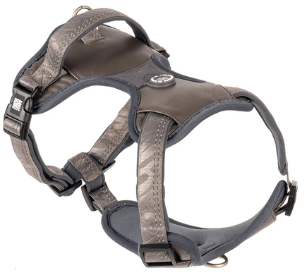 Шлейки для собак Max & Molly Smart ID Sport Harness Matrix 2.0 Stone серого цвета, S