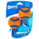 Chuckit Ultra Duo Tug Ball - 2 тенісні м'ячі ультра на ремені для собак середніх розмірів 30,5 см х 6,4 см фото 1