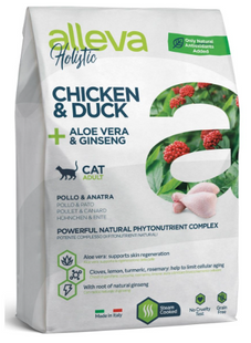 Alleva Holistic Cat Adult Chicken & Duck - Сухий корм для дорослих котів з куркою та качкою 1,5 кг